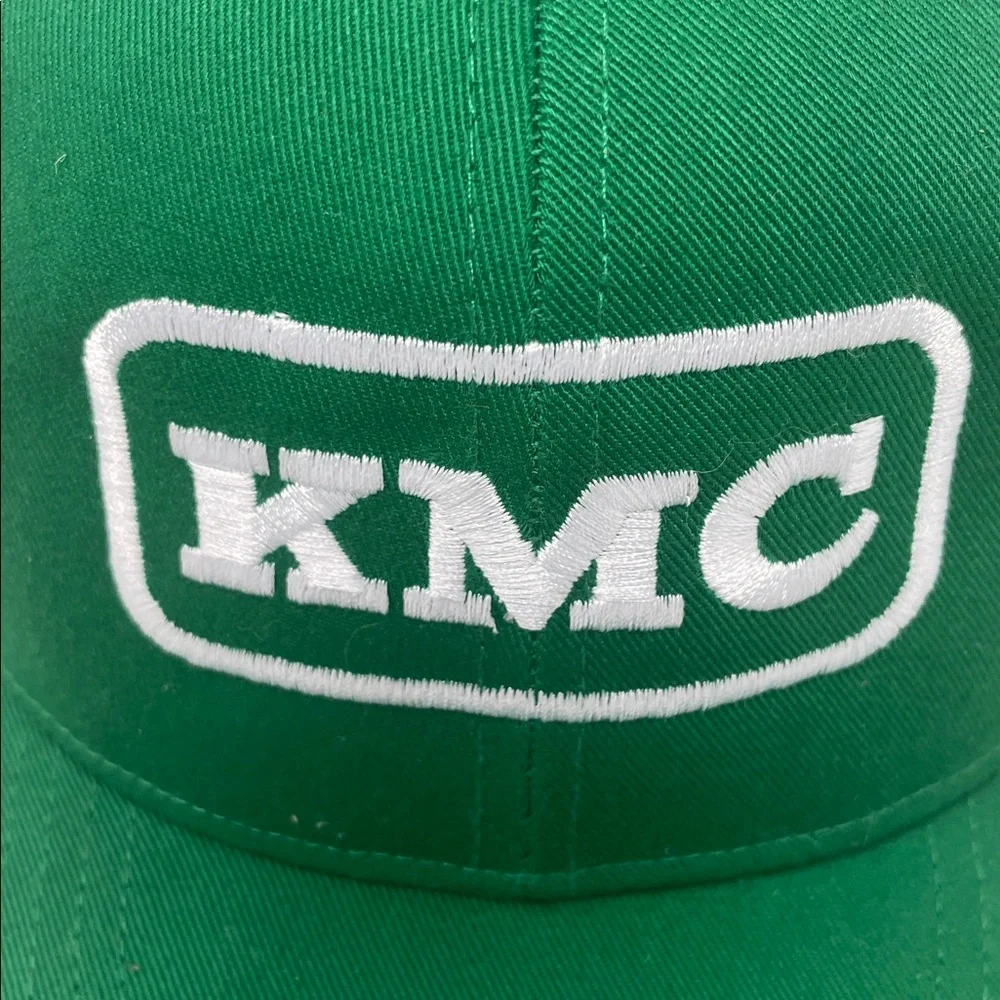 Richardson Green & White KMC Logo Cap Like New Condition